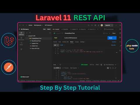 🤯How to create a REST API in Laravel 11 | Laravel 11 REST API CRUD | Laravel 11 API From Scratch