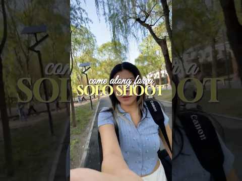come along for a solo creative shoot #vlog