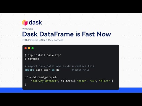 Dask DataFrame is Fast Now
