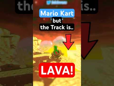 The HARDEST Lava Track.. #gaming #mario #nintendo #redfalcon