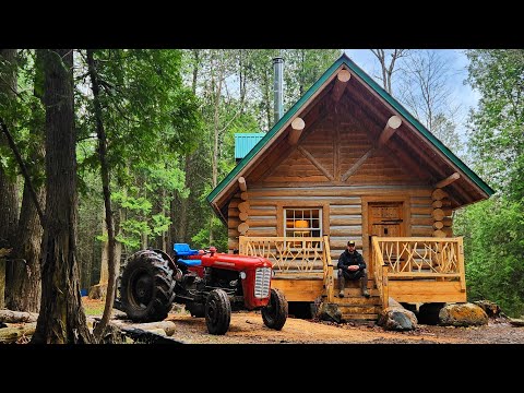 A Decade of Building in the Canadian Wilderness- Off-Grid Log Cabin!