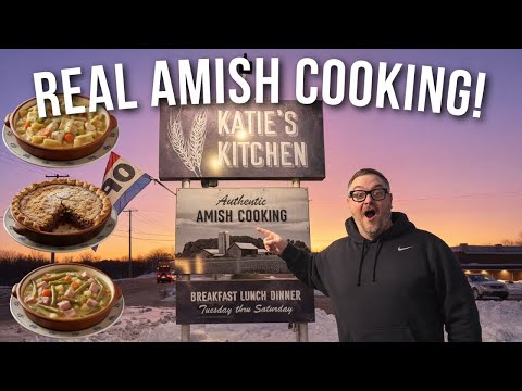 AUTHENTIC AMISH COOKING! Katie's Kitchen, Lancaster, PA!