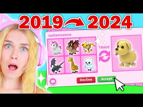 Trading ONE LEGENDARY For EVERY YEAR In Adopt Me! (Roblox)