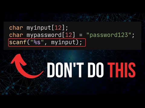 Be Careful When Using scanf() in C