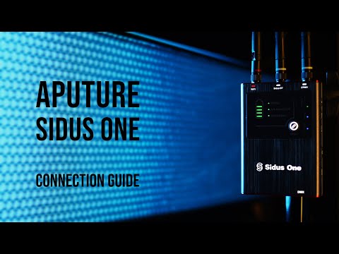 SIDUS One | How to Connect Any Light | CRMX, Bluetooth, DMX
