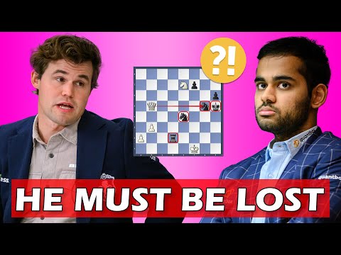 He must be LOST | Erigaisi vs Carlsen | Norway Chess 2025