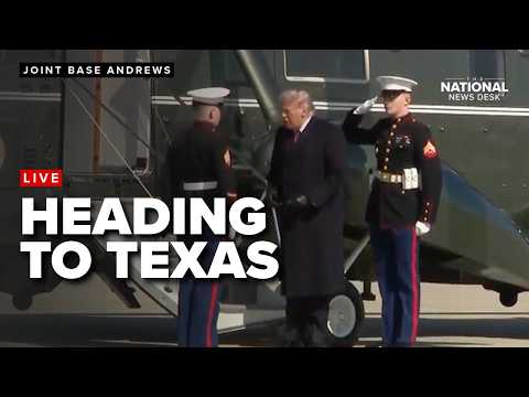 Trump leaves for Corpus Christi