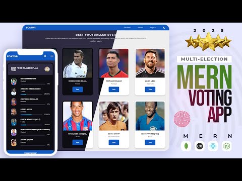 MERN Stack Project: Build & Deploy a Multi Election Voting App using MongoDB Express React Node JS