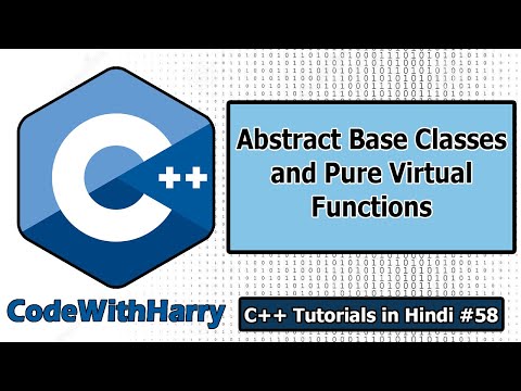 Abstract Base Class & Pure Virtual Functions in C++ | C++ Tutorials for Beginners #58