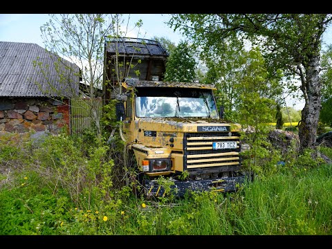 Starting 1988 Scania dumptruck after 18 years
