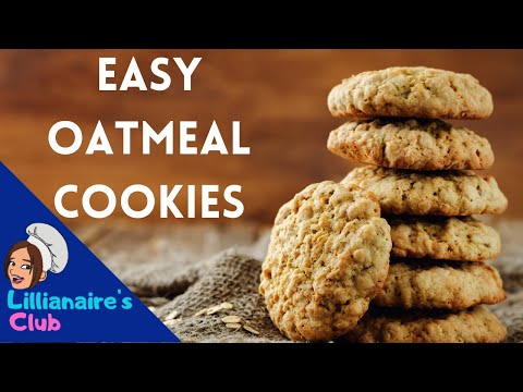 How to make chewy oatmeal cookies | (vegan and low cal option in description).