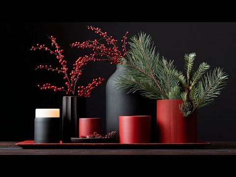 Minimal Christmas Still Life Frame TV Art Screensaver