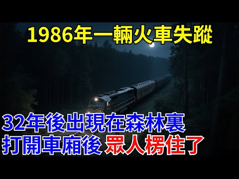1986年一輛火車失蹤，32年後出現在森林裏，打開車廂後眾人楞住了 #情感故事 #奇聞 #故事 #生活 #社會奇談誌