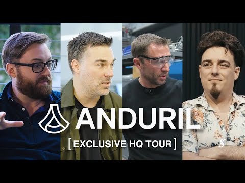 Inside Anduril: Exclusive HQ Tour w/ Palmer Luckey, Brian Schimpf, Matt Grimm & Trae Stephens