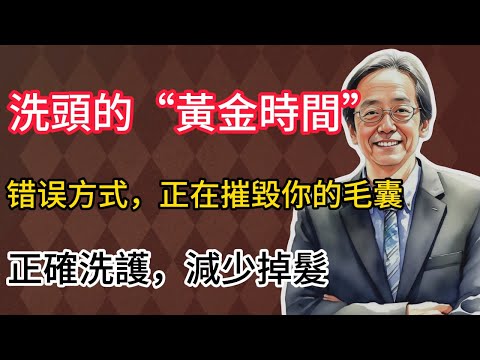 倪海廈：洗頭的“黃金時間”！你洗頭的方式，正在摧毀你的毛囊！中醫教你正確洗護，減少掉髮！#倪海厦  #養生 #中醫 #智慧人生
