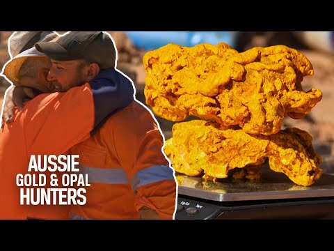 Two Giant Gold Nuggets Earn Over $300K For The Poseidon Crew | Aussie Gold Hunters