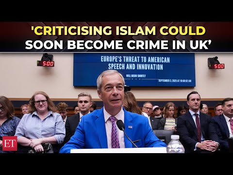 ‘Starmer govt planning Islamophobia law’: Nigel Farage drops bombshell at US free speech hearing