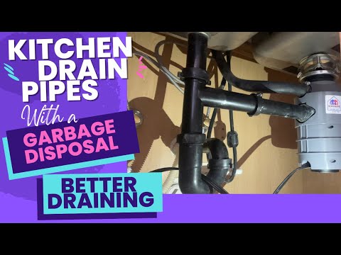 How To Install Kitchen Drain Pipes With A Garbage Disposal