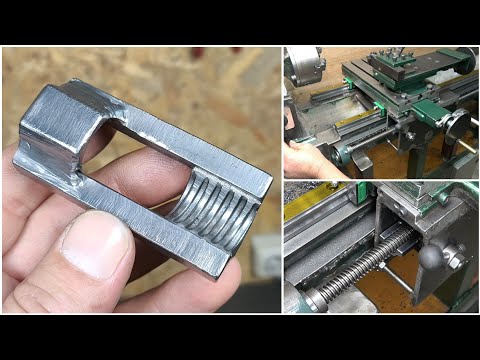 Homemade Lathe Automatic Feeding Mechanism !