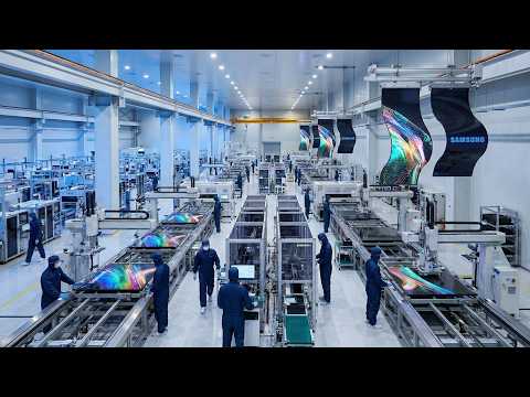 Inside Samsung’s Curved OLED Megafactory – How Extreme-Sized TVs Are Engineered Using $14B
