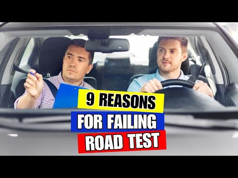 9 REASONS for FAILING a ROAD TEST  || COMMON MISTAKES to avoid || Drive Test Tips