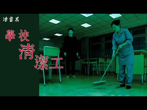 【學校清潔工親身經歷】3 次撞鬼：最後一次直頭現真身…｜真人真事｜親身經歷靈異個案 ｜改編或原創 ｜廣東話/粵語鬼故事真人講述