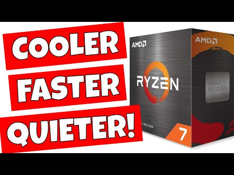 Make AMD Ryzen 5000 Series FASTER QUIETER & COOLER With Curve Optimiser