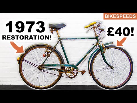 1973 Triumph Restoration! Full Vintage Rebuild! Sturmey Archer, Wheels, Headset Bearings Service!
