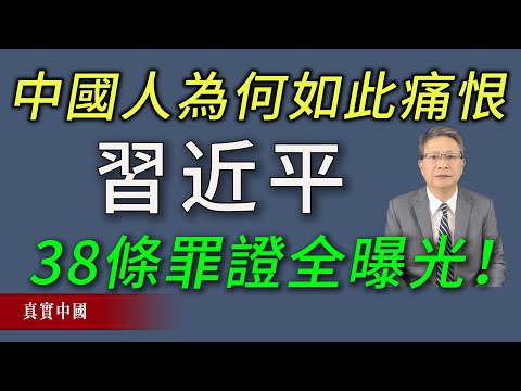 中國人為何如此痛恨習近平？習近平38條罪證全曝光！《真實中國 》