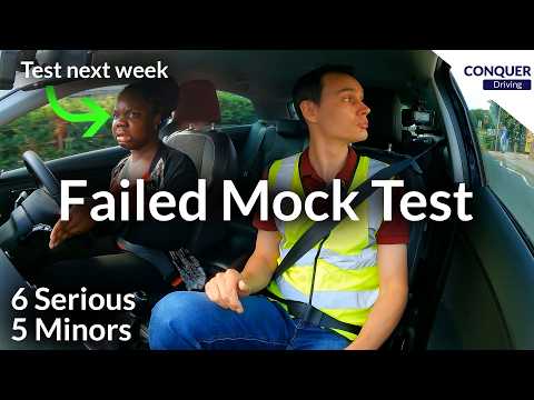 Failed Mock Driving Test GB - 6 Serious Reasons