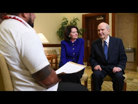 President and Sister Nelson Interview with Mata‘afa Keni Lesa