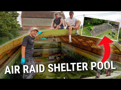 AIR RAID SHELTER POOL PROJECT! 😎