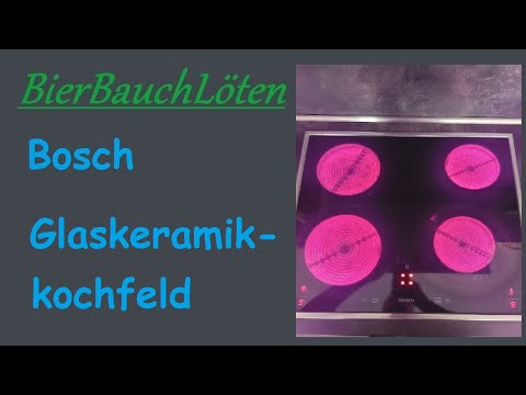 BOSCH Kochfeld Reparatur Siebensegment-Anzeige defekt