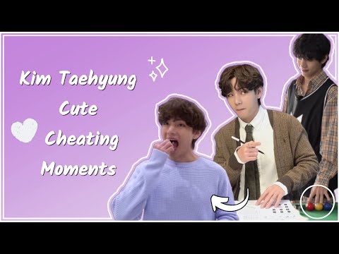 Kim Taehyung cute Cheating moments in games | Army's Safe Haven