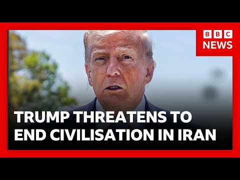 Trump accused of genocide threat after warning Iran its “civilisation will die tonight” | BBC News