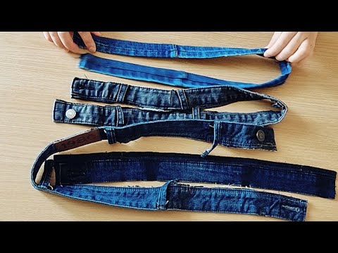 [DIY] How to wear jeans with nothing to throw away !!! It will be an amazing piece of work.