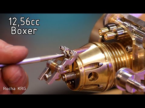 It took me 700 hours to build this gasoline engine.