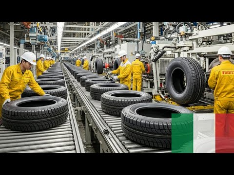 Inside the LARGEST PIRELLI Factory: How Natural Rubber Becomes a $10,000 Supercar Tire