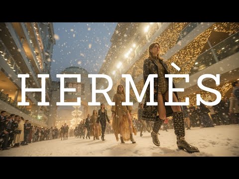 Fashion Pop Chill Runway | Electronic Vibes Mix ~ December Winter Style Showcase of Brand HERMÈS