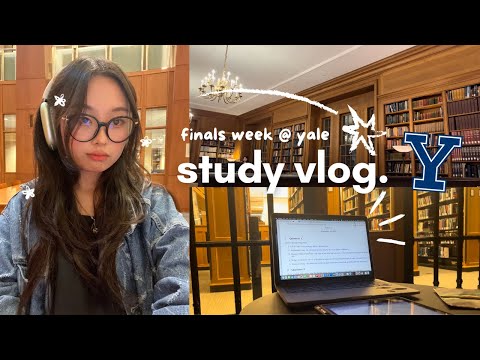 yale freshman experiences college finals for the first time.