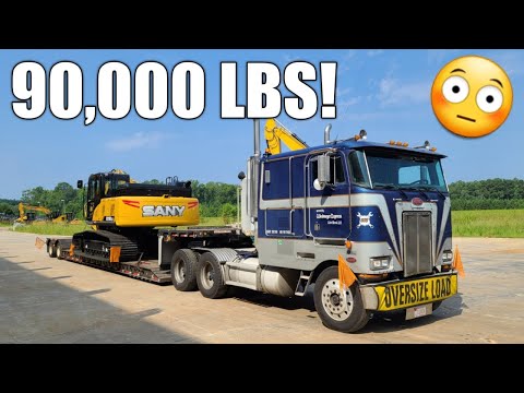 Classic Peterbilt Gets Overweight Load