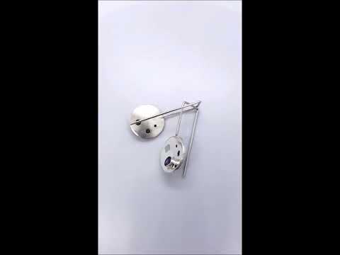 Circle Drop Earrings | Details (Cubic Zirconia)