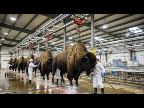 Modern Bison Farming: How 10,000 Bison Are Raised for Meat