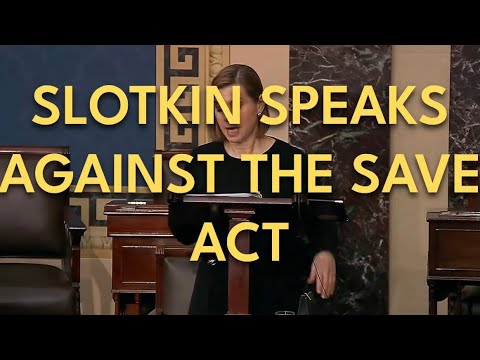 Slotkin Speaks about the SAVE Act and the President’s Failed Record on Lowering Costs