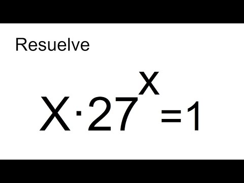 ¿SABES RESOLVER ESTA ECUACIÓN EXPONENCIAL? Matemáticas Básicas