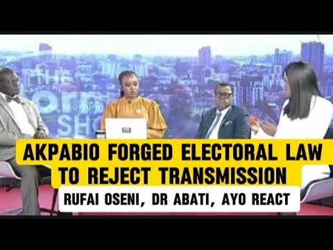Arise On Fire —Rufai VS Dr Abati Brutal Take After Senate Reject Transmission of Results 
