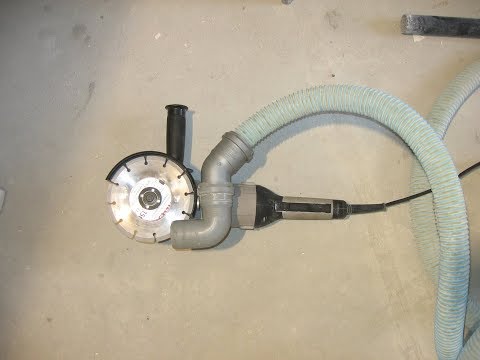 Пылеотвод для болгарки, режем без пыли