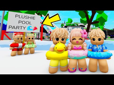 We Find a PLUSHIE POOL PARTY..(Brookhaven)