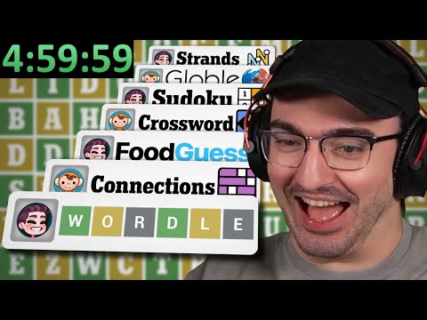 I was challenged to race in every daily game  It was intense