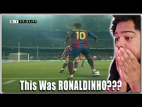 So THIS Was Ronaldinho... - AMERICAN REACTS To Nobody has matched Ronaldinho's magic at Barcelona 👑